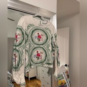 ASOS design embroidered blouse